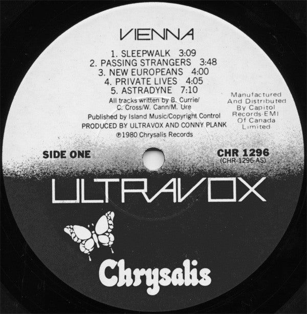 Ultravox : Vienna (LP, Album)