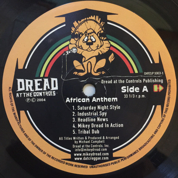 Mikey Dread : African Anthem (The Mikey Dread Show Dubwise) (LP, Album, RE)