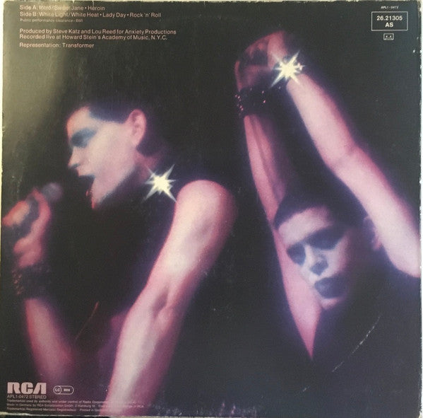 Lou Reed : Rock N Roll Animal (LP, Album, RE, Gat)