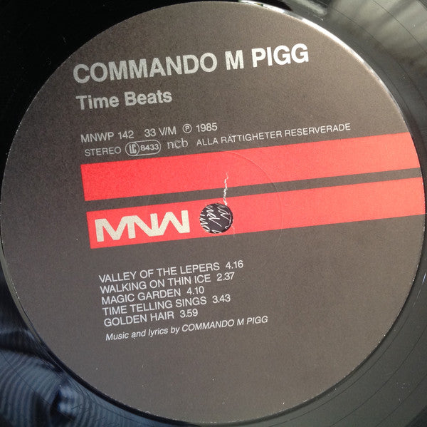 Commando M. Pigg : Time Beats (LP, Album)