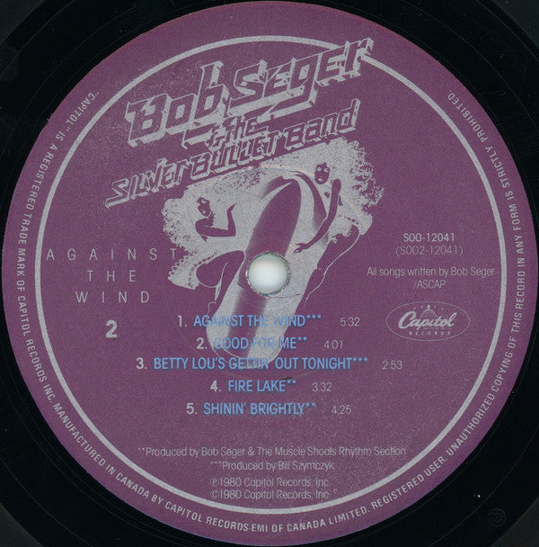 Bob Seger & The Silver Bullet Band ~ Against The Wind (Vinyl) - Djungel & Jazz