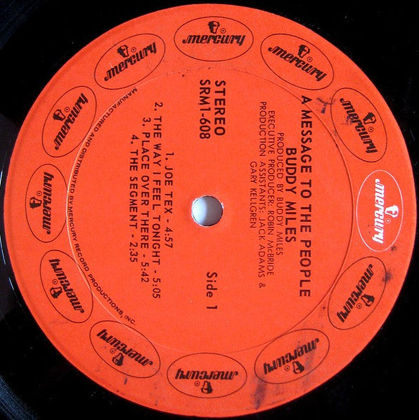 Buddy Miles : A Message To The People (LP, Album, Phi)