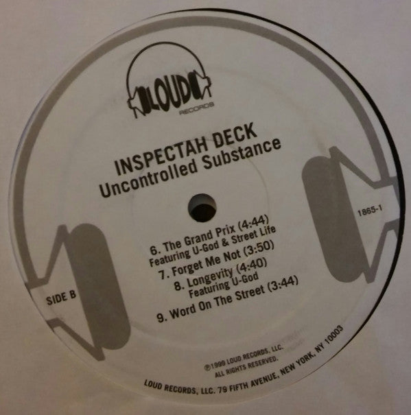 Inspectah Deck ~ Uncontrolled Substance (Vinyl) - Djungel & Jazz