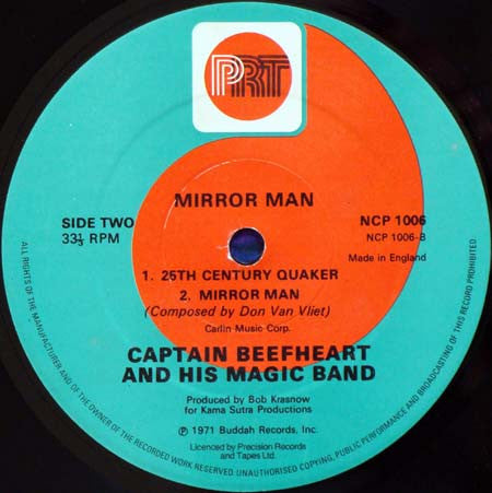 Captain Beefheart & His Magic Band ~ Mirror Man (Vinyl) - Djungel & Jazz