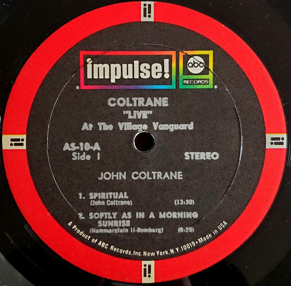 John Coltrane ~ "Live" At The Village Vanguard (Vinyl) - Djungel & Jazz