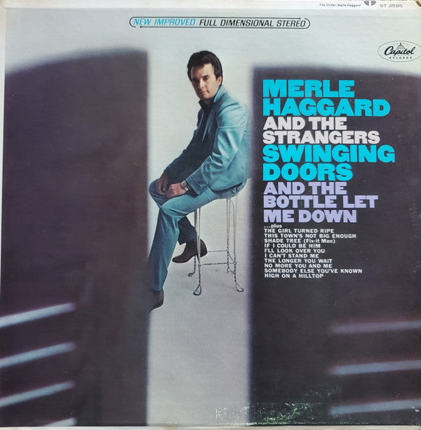 Merle Haggard And The Strangers (5) : Swinging Doors (And The Bottle Let Me Down) (LP, Album, Jac)