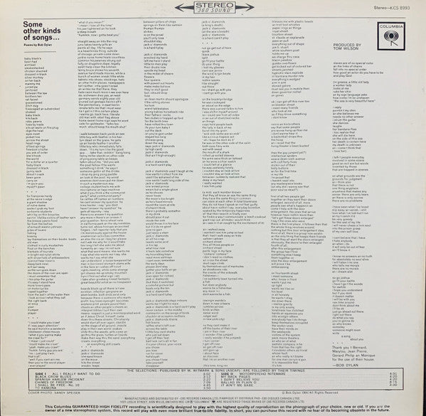 Bob Dylan ~ Another Side Of Bob Dylan (Vinyl) - Djungel & Jazz