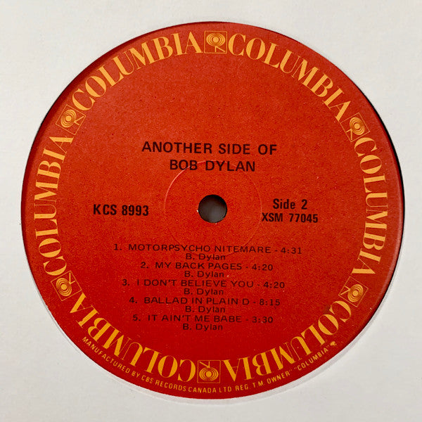 Bob Dylan ~ Another Side Of Bob Dylan (Vinyl) - Djungel & Jazz