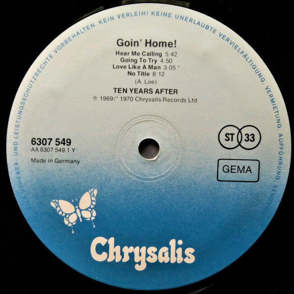 Ten Years After ~ Goin' Home! (Vinyl) - Djungel & Jazz
