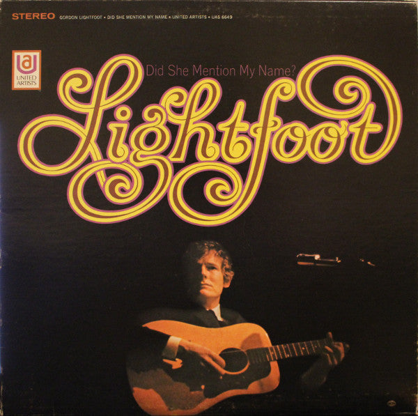 Gordon Lightfoot ~ Did She Mention My Name (Vinyl) - Djungel & Jazz