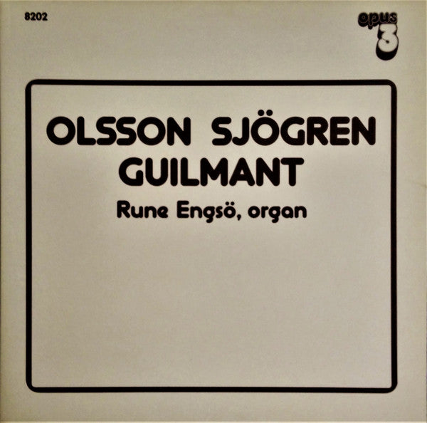 Olsson, Sjögren, Guilmant, Rune Engsö ~ Olsson Sjögren Guilmant (Vinyl) - Djungel & Jazz