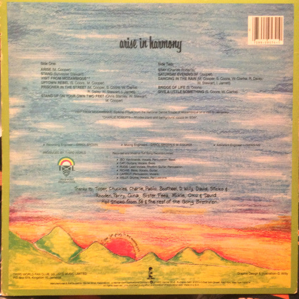 Third World ~ Arise In Harmony (Vinyl) - Djungel & Jazz