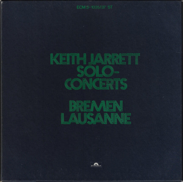 Keith Jarrett ~ Solo Concerts: Bremen / Lausanne (Vinyl) - Djungel & Jazz