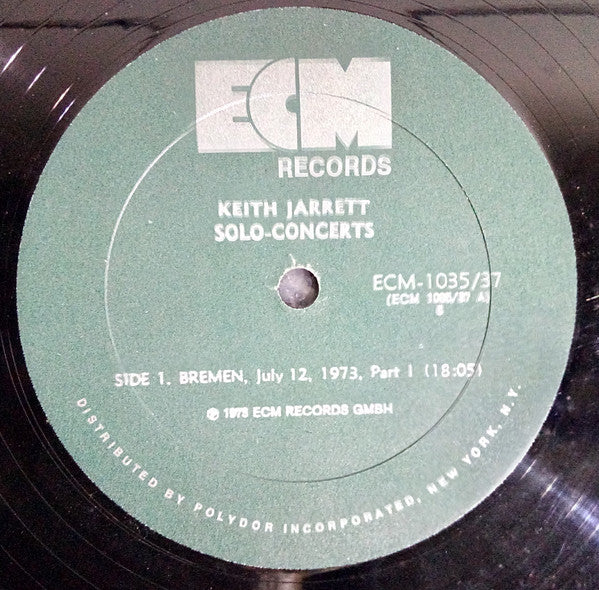Keith Jarrett ~ Solo Concerts: Bremen / Lausanne (Vinyl) - Djungel & Jazz