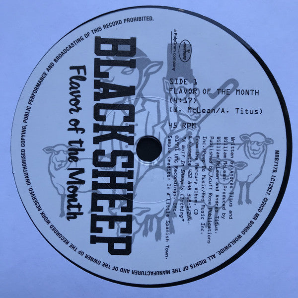 Black Sheep ~ Flavor Of The Month (Vinyl) - Djungel & Jazz