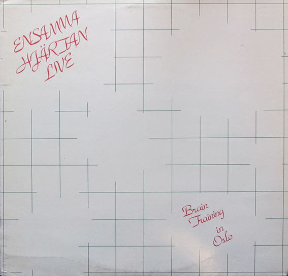 Ensamma Hjärtan : Ensamma Hjärtan Live (Brain Training In Oslo) (LP)