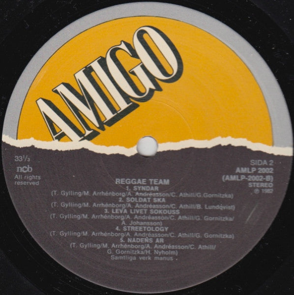 Reggae Team : Reggae Team (LP, Album)
