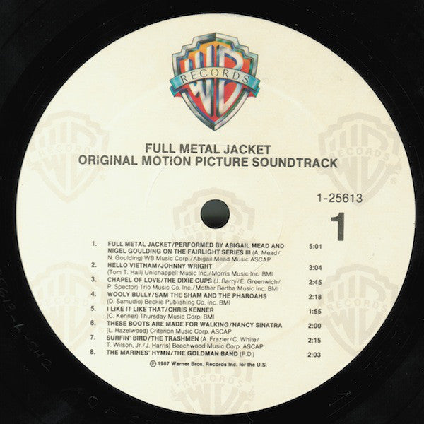 Various ~ Stanley Kubrick's Full Metal Jacket - Original Motion Picture Soundtrack (Vinyl) - Djungel & Jazz