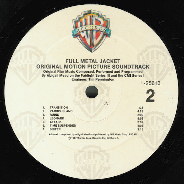 Various ~ Stanley Kubrick's Full Metal Jacket - Original Motion Picture Soundtrack (Vinyl) - Djungel & Jazz