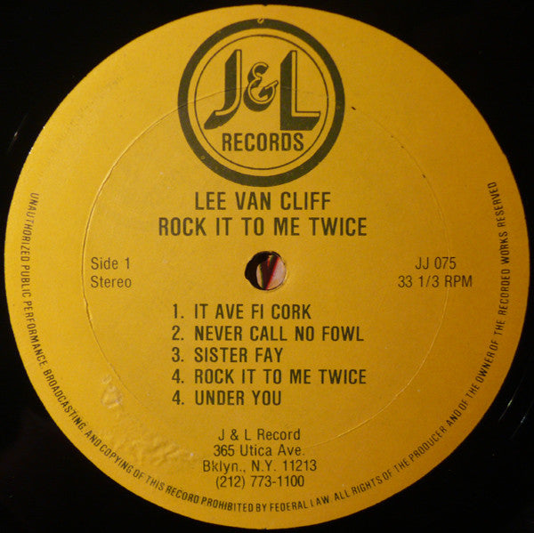 Lee Van Cleef (2) : Rock It To Me Twice (LP, Album)