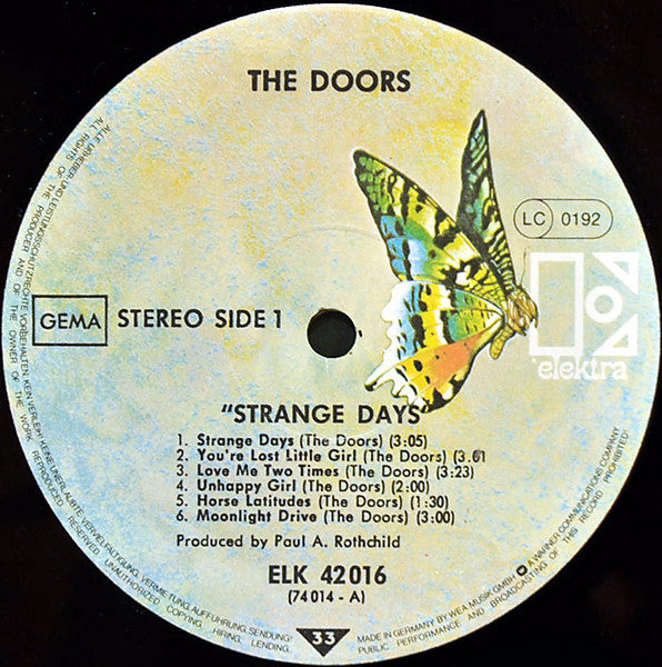The Doors ~ Strange Days (Vinyl) - Djungel & Jazz