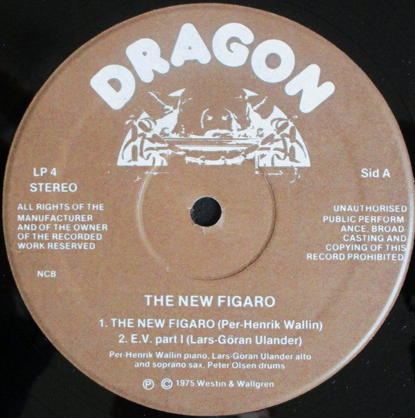 Lars-Göran Ulander, Per-Henrik Wallin, Peter Olsen ~ The New Figaro (Vinyl) - Djungel & Jazz