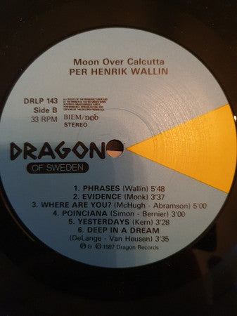 Per Henrik Wallin ~ Moon Over Calcutta (Vinyl) - Djungel & Jazz