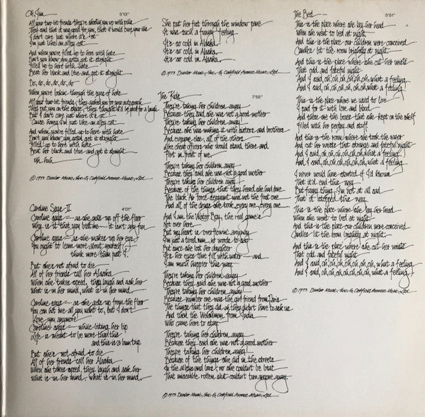 Lou Reed : Berlin (LP, Album, RP, Gat)