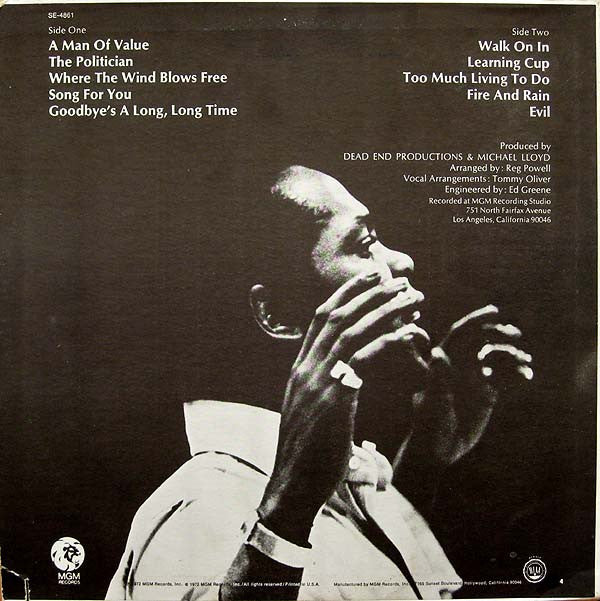 Lou Rawls ~ A Man Of Value (Vinyl) - Djungel & Jazz
