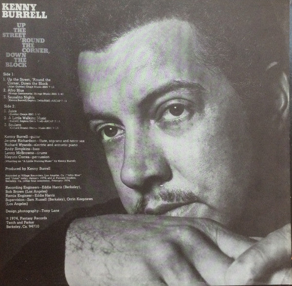 Kenny Burrell ~ Up The Street, 'Round The Corner, Down The Block (Vinyl) - Djungel & Jazz