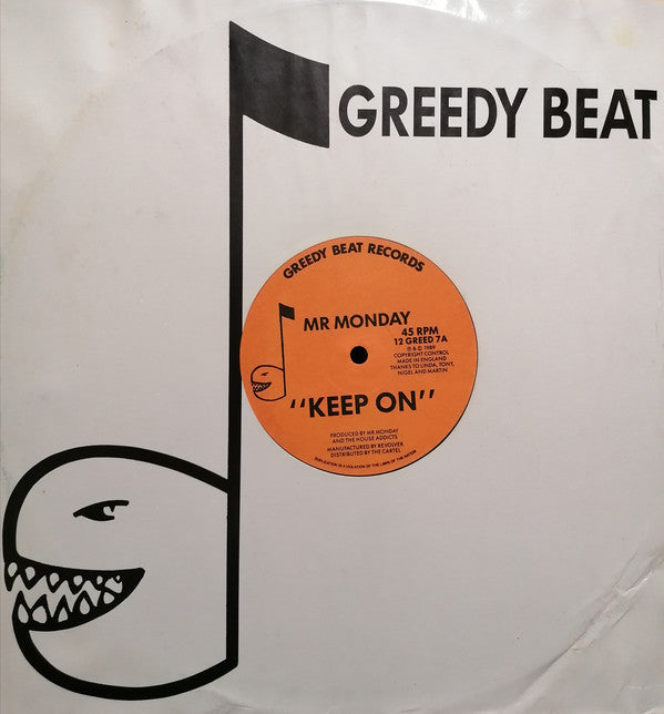 Mr Monday ~ Keep On / Don't Stop (Vinyl) - Djungel & Jazz