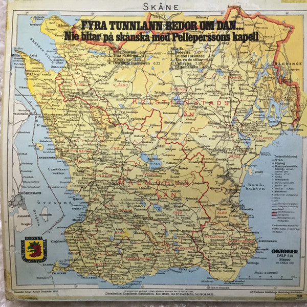 Pelleperssons Kapell ~ Fyra Tunnlann Bedor Om Dan... (Vinyl) - Djungel & Jazz