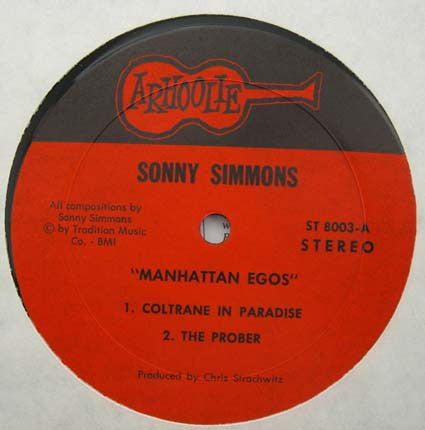 Sonny Simmons ~ Manhattan Egos (Vinyl) - Djungel & Jazz