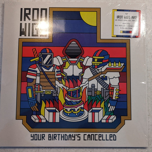 Iron Wigs : Your Birthday's Cancelled (LP, Album, Gri)