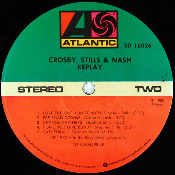 Crosby, Stills & Nash ~ Replay (Vinyl) - Djungel & Jazz