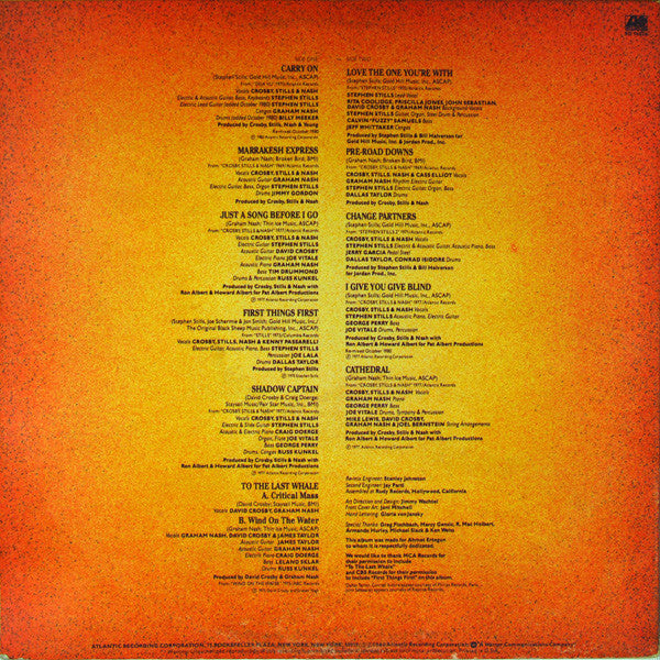 Crosby, Stills & Nash ~ Replay (Vinyl) - Djungel & Jazz