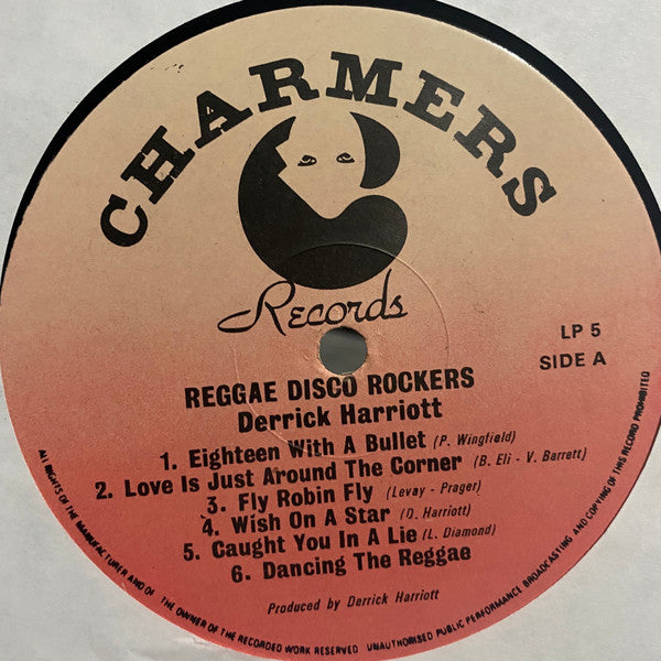 Derrick Harriott : Reggae Disco Rockers (LP, Album)