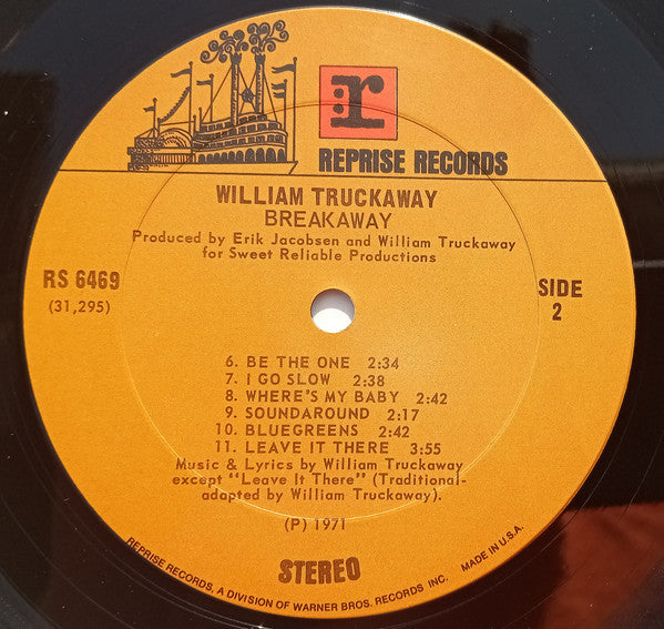 William Truckaway ~ Breakaway (Vinyl) - Djungel & Jazz