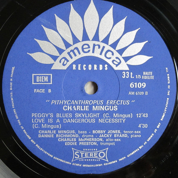 Charlie Mingus ~ Pithycanthropus Erectus (Vinyl) - Djungel & Jazz