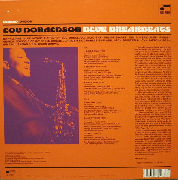 Lou Donaldson ~ Blue Breakbeats (Vinyl) - Djungel & Jazz