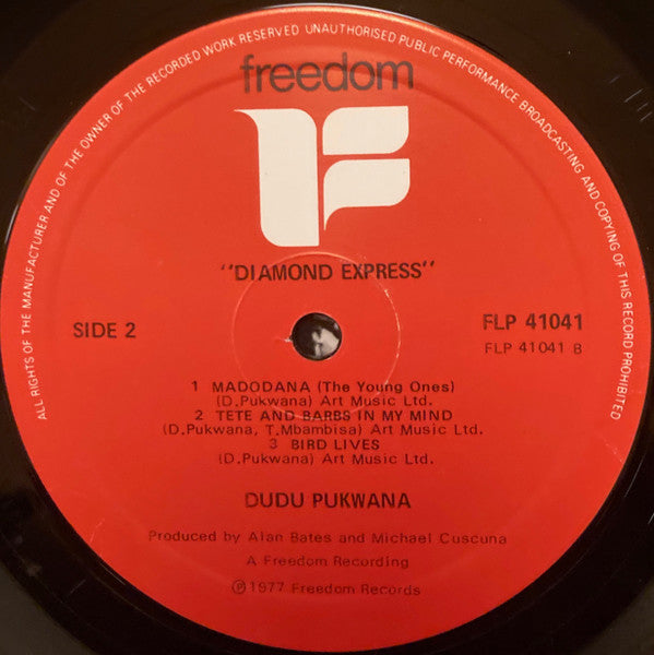 Dudu Pukwana ~ Diamond Express (Vinyl) - Djungel & Jazz