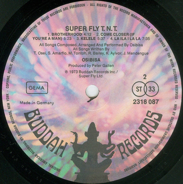 Osibisa ~ Super Fly T.N.T. (Original Motion Picture Soundtrack) (Vinyl) - Djungel & Jazz