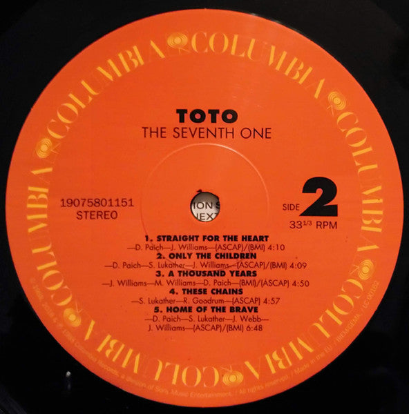 Toto : The Seventh One (LP, Album, RE, RM)