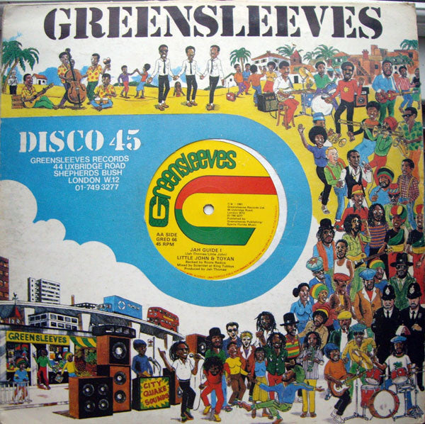 Triston Palma, Jah Thomas, Toyan & Little John ~ Entertainment / Jah Guide I (Vinyl) - Djungel & Jazz