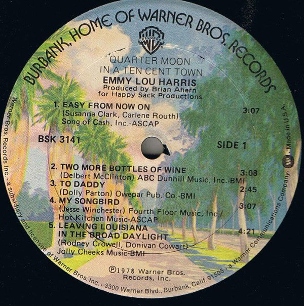 Emmylou Harris ~ Quarter Moon In A Ten Cent Town (Vinyl) - Djungel & Jazz