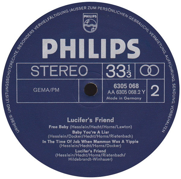 Lucifer's Friend : Lucifer's Friend (LP, Album, Gat)