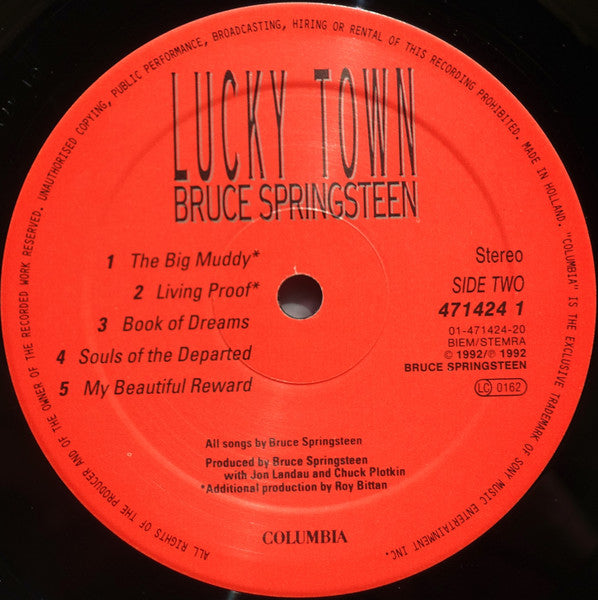 Bruce Springsteen ~ Lucky Town (Vinyl) - Djungel & Jazz