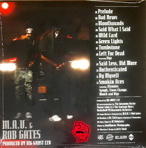 M.A.V.* & Rob Gates (2) : The Dark Side Of Nature (LP, Album, Ltd, Num, Red)