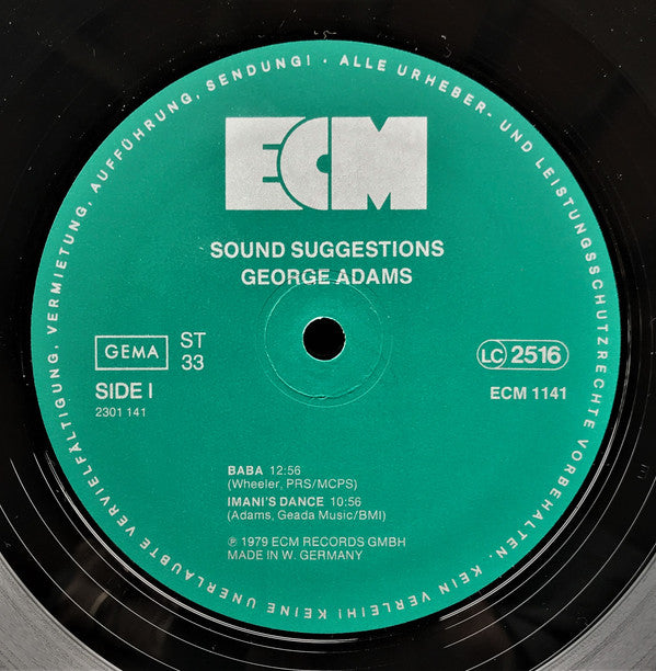 George Adams ~ Sound Suggestions (Vinyl) - Djungel & Jazz
