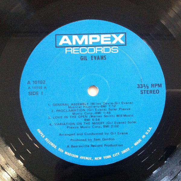 Gil Evans ~ Gil Evans (Vinyl) - Djungel & Jazz